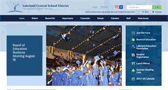 Desktop Screenshot of lakelandschools.org